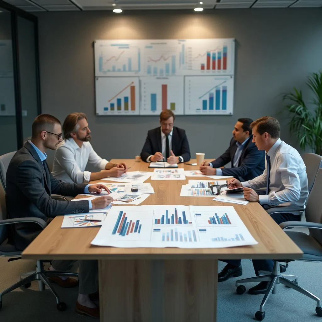 Reunión estratégica de planificación empresarial